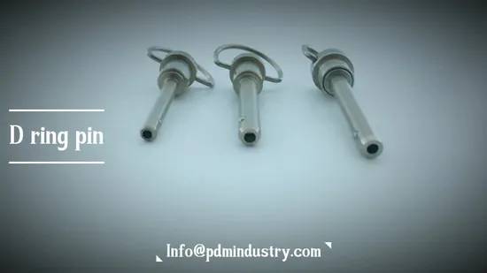 Saldatura zincata nel perno caricato a molla Perno di trazione Perno autobloccante a sgancio rapido Perno a pulsante Perno a sgancio rapido con maniglia a T Perno a sgancio rapido tipo B